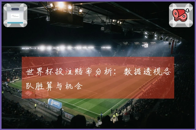 世界杯投注赔率分析：数据透视各队胜算与机会